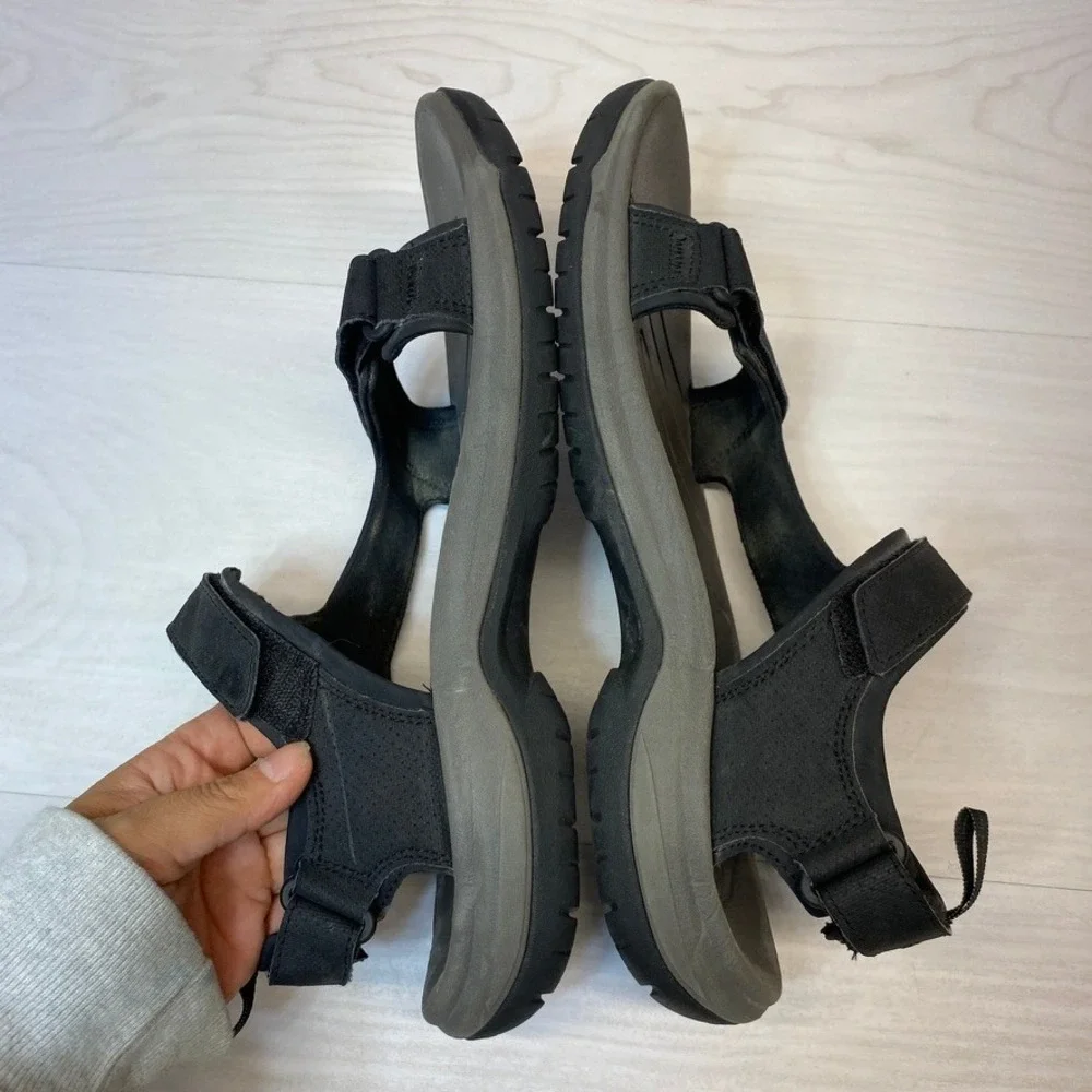 Teva Mens 11 Tanza Sandals Sport Hiking Black Grey 1006912 Outdoor Walking